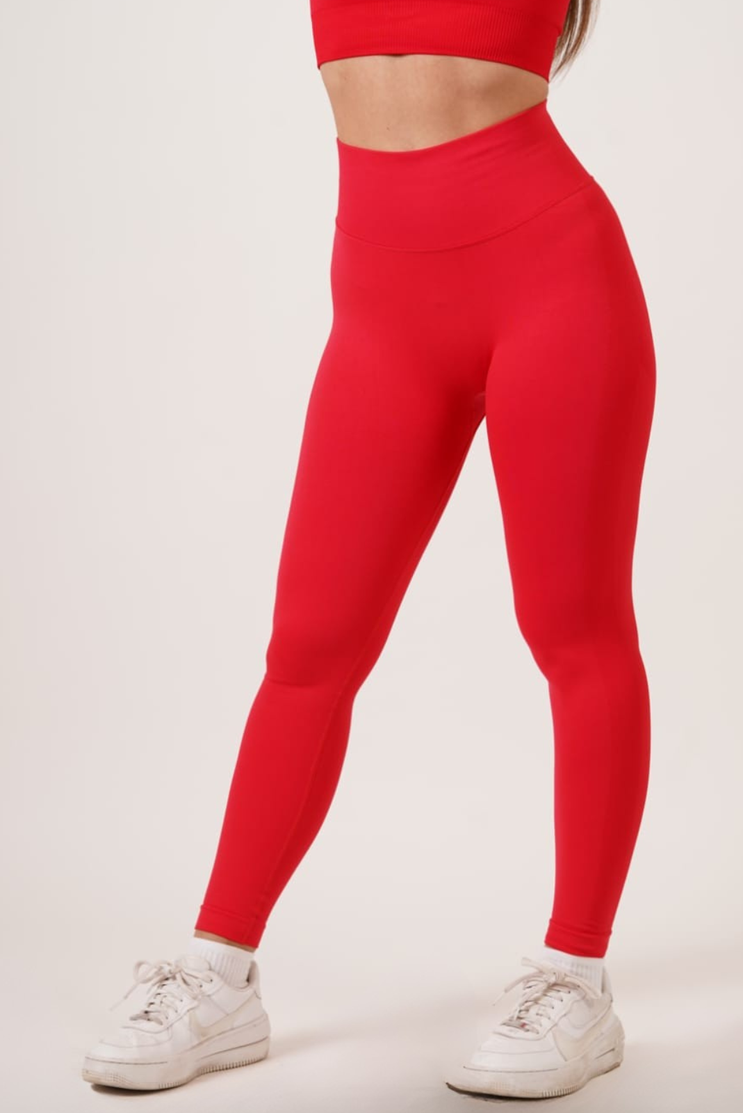 LEGGINGS PUSH UP BASIC - ROSSO 🍑