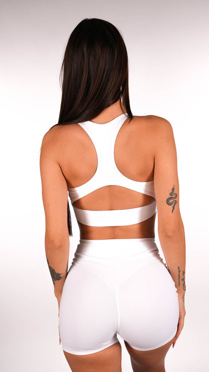 SET SHORTS PRO FIT YOGAMMA 🍑 - BIANCO