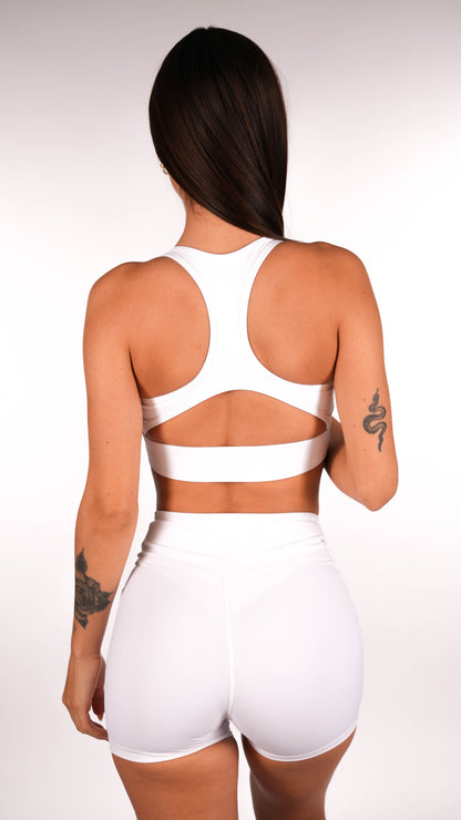 SET SHORTS PRO FIT YOGAMMA 🍑 - BIANCO