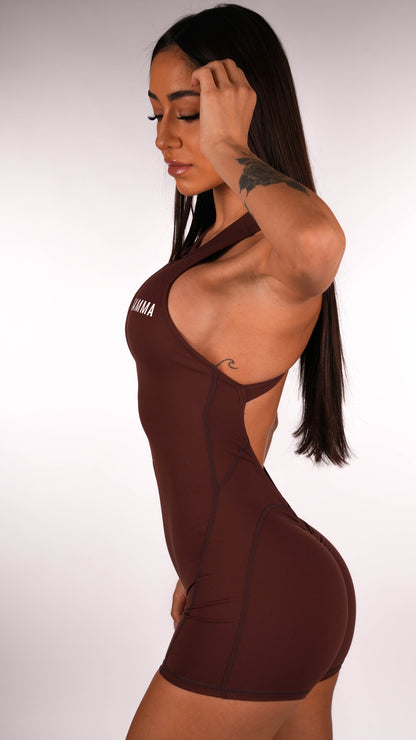 Tutina Jumpsuit PRO FIT YOGAMMA 🍑 Marrone